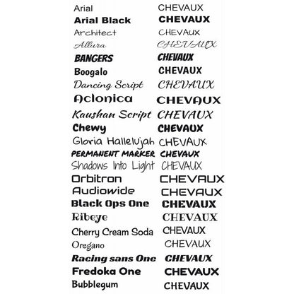 Attention Chevaux  2 lignes